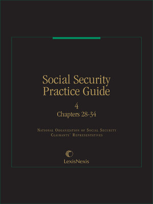 cover image of NOSSCR's Social Security Practice Guide